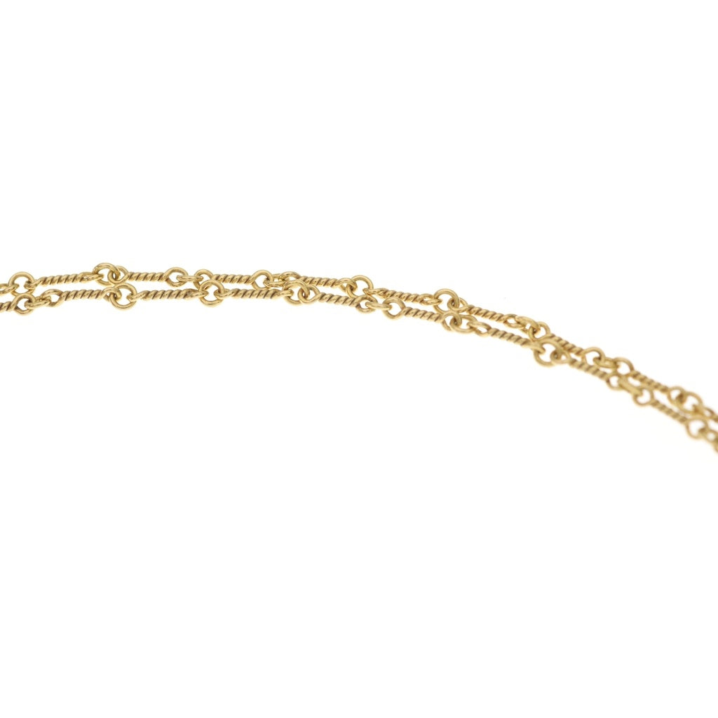 CHROME HEARTS(クロムハーツ) 22K NECKCHAIN T16 ツイストチェーンネックレス 16inch ゴールド BCA013