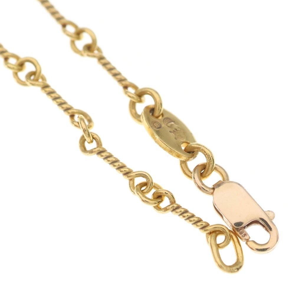 CHROME HEARTS(クロムハーツ) 22K NECKCHAIN T16 ツイストチェーンネックレス 16inch ゴールド BCA013