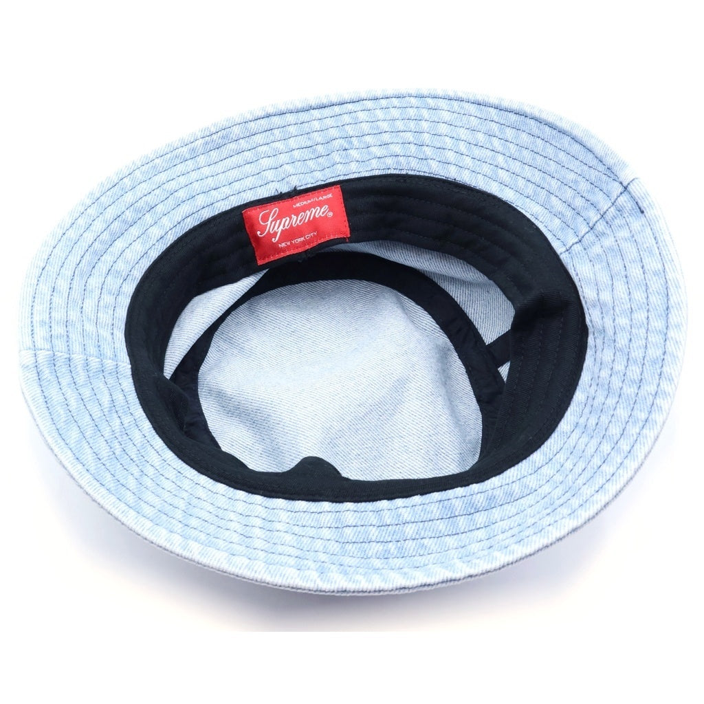 SUPREME(シュプリーム) 23SS Outline Crusher Hat アウトライン クラッシャー デニムバケットハット 帽子 インディゴ