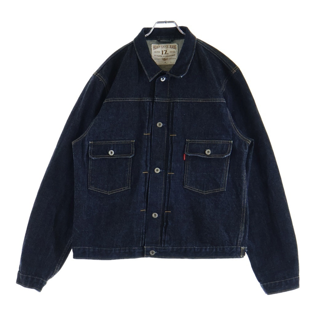 BIG JOHN(ビッグジョン) 17oz Heavy Gauge Denim Jacket 17オンス ヘビーゲージ デニム ジャケット Gジャン インディゴ M6803