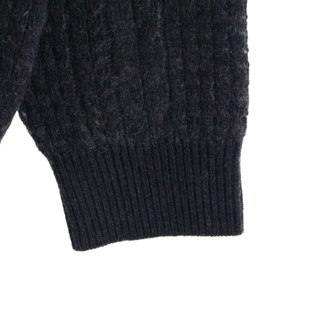 SUPREME(シュプリーム) 24AW ×Jane's Addiction Wool Cardigan ×ジェーンズアディクション バックプリント ウールカーディガン ブラック