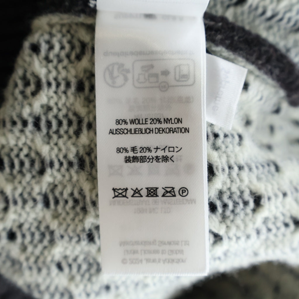 SUPREME(シュプリーム) 24AW ×Jane's Addiction Wool Cardigan ×ジェーンズアディクション バックプリント ウールカーディガン ブラック