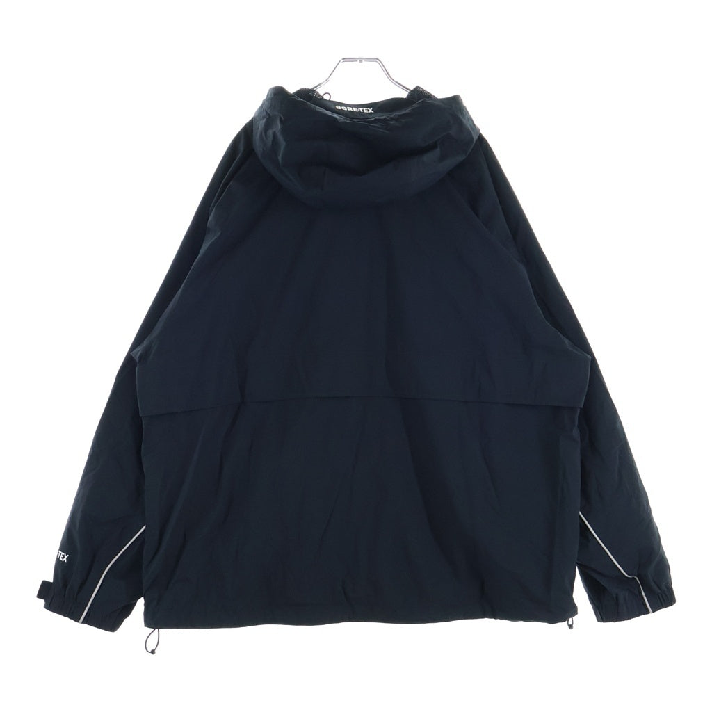 SUPREME(シュプリーム) 25SS ×UMBRO GORE-TEX Hooded Jacket ×アンブロ ゴアテックス ロゴ刺繍 ナイロンフーデッドジャケット ブラック
