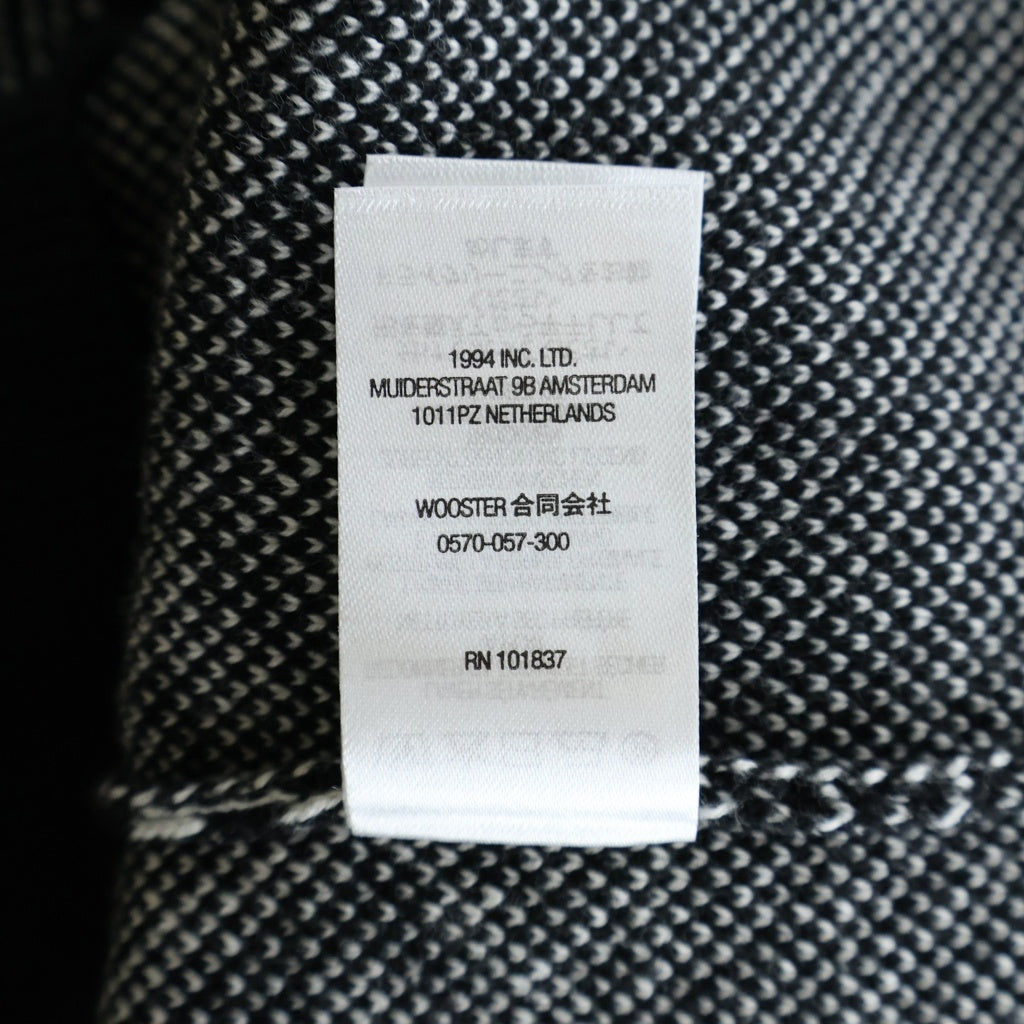 SUPREME(シュプリーム) 22SS Stripe Sweater Vest ストライプロゴデザイン Vネックニットベスト グレー