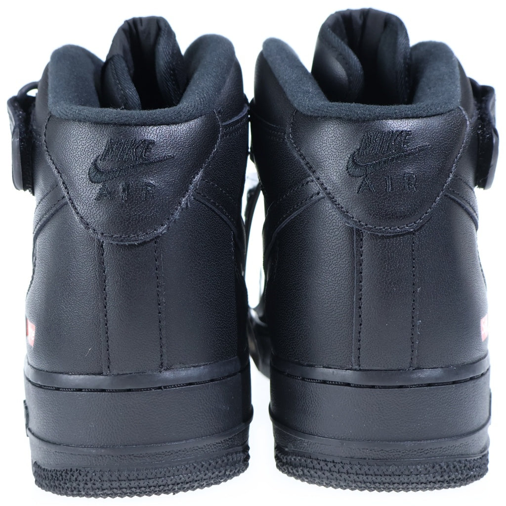 SUPREME(シュプリーム) 24AW ×NIKE AIR FORCE1 MID SP ×ナイキ エアフォース1 ミッドカットスニーカー ブラック US10.5/28.5cm FZ8784-001