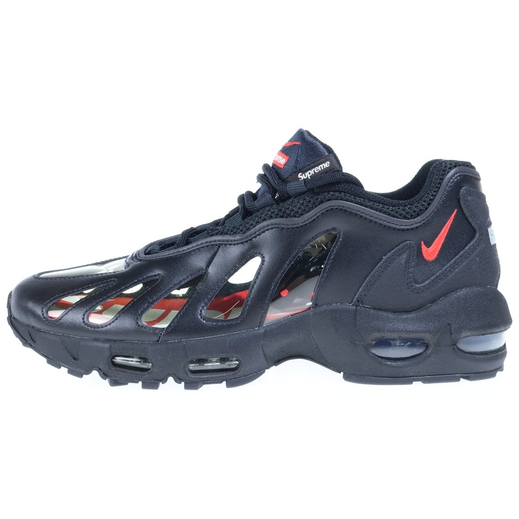 SUPREME(シュプリーム) 21SS ×NIKE AIR MAX 96 エアマックス96 ローカットスニーカー ブラック US10/28cm CV7652-002 CV7652 002