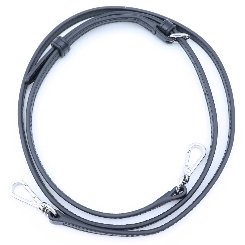 DIESEL(ディーゼル) 1DR DOME エンボスロゴ レザー2WAY クロスボディバッグ ブラック