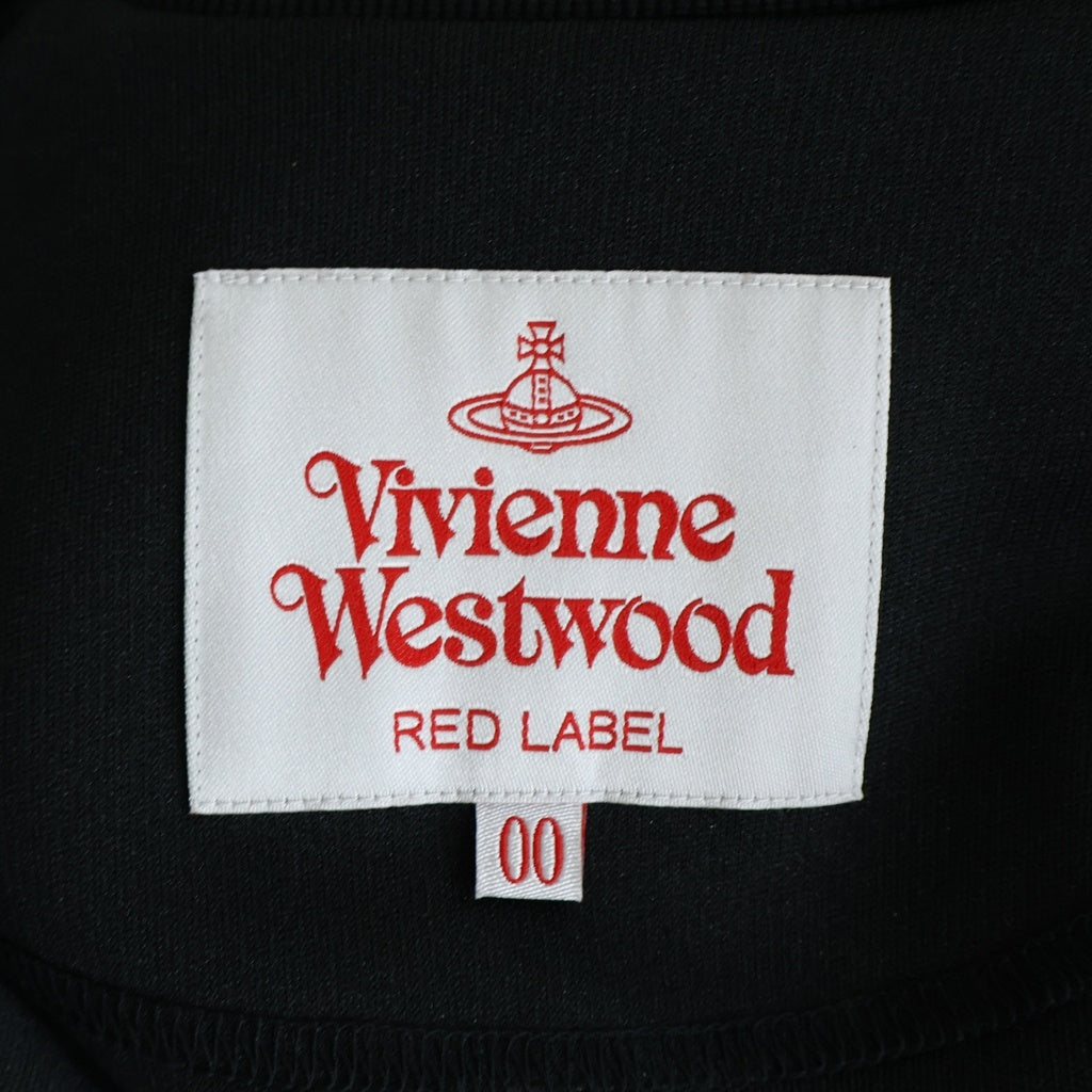 Vivienne Westwood Red Label(ヴィヴィアンウエストウッドレッドレーベル) オーブロゴ刺繍エンブロイダリー トラックジャージ ブラック 16-12-452011 レディース