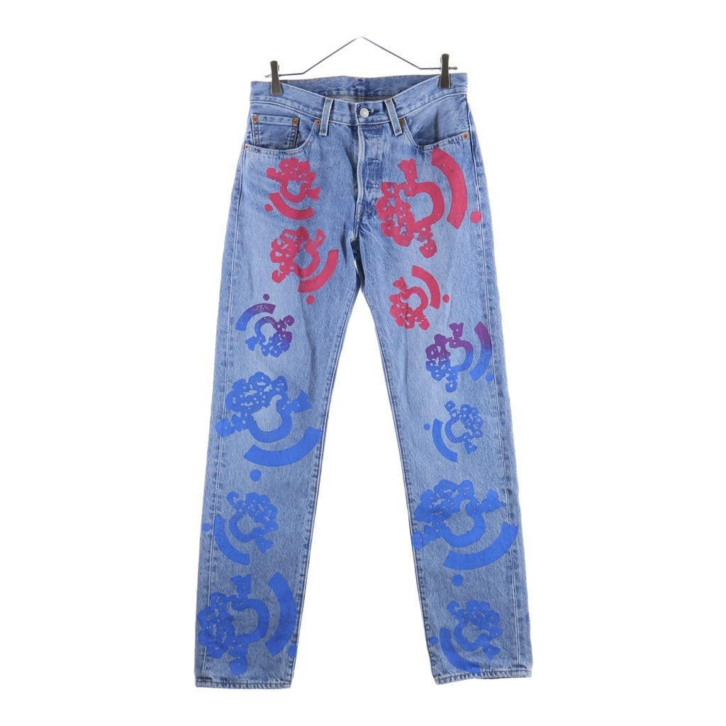 DENIM TEARS(デニムティアーズ) ×Levi's Bstroy Tears ライトウォッシュ ブルー/ピンク PC9-A1592-0002