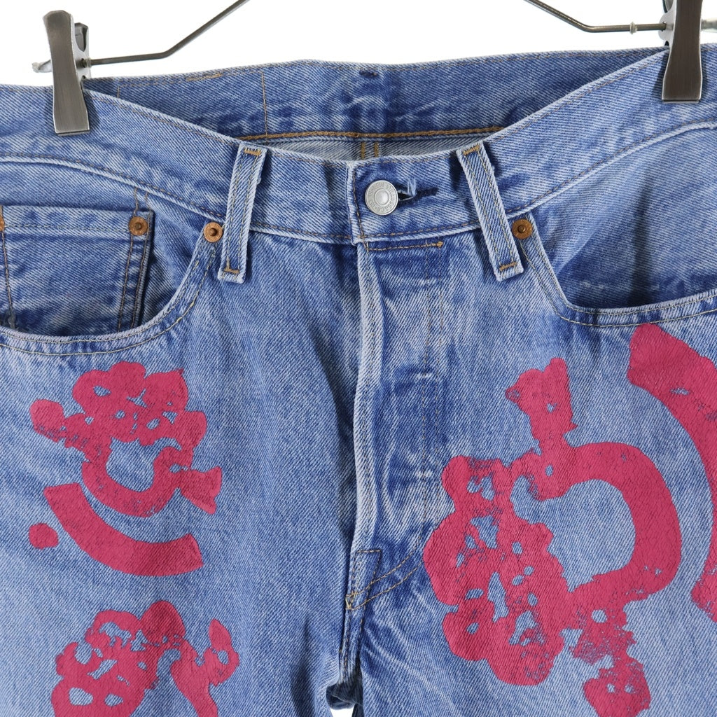 DENIM TEARS(デニムティアーズ) ×Levi's Bstroy Tears ライトウォッシュ ブルー/ピンク PC9-A1592-0002