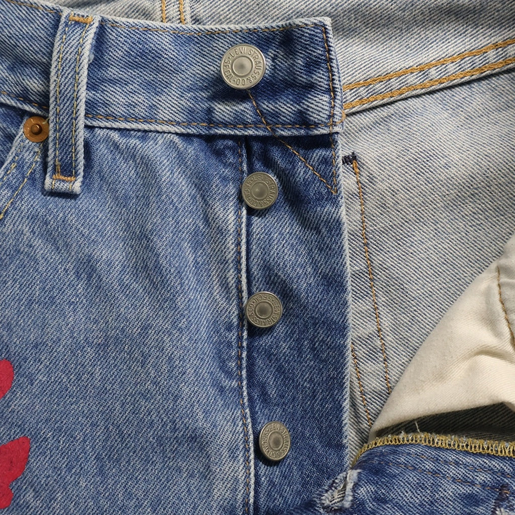 DENIM TEARS(デニムティアーズ) ×Levi's Bstroy Tears ライトウォッシュ ブルー/ピンク PC9-A1592-0002
