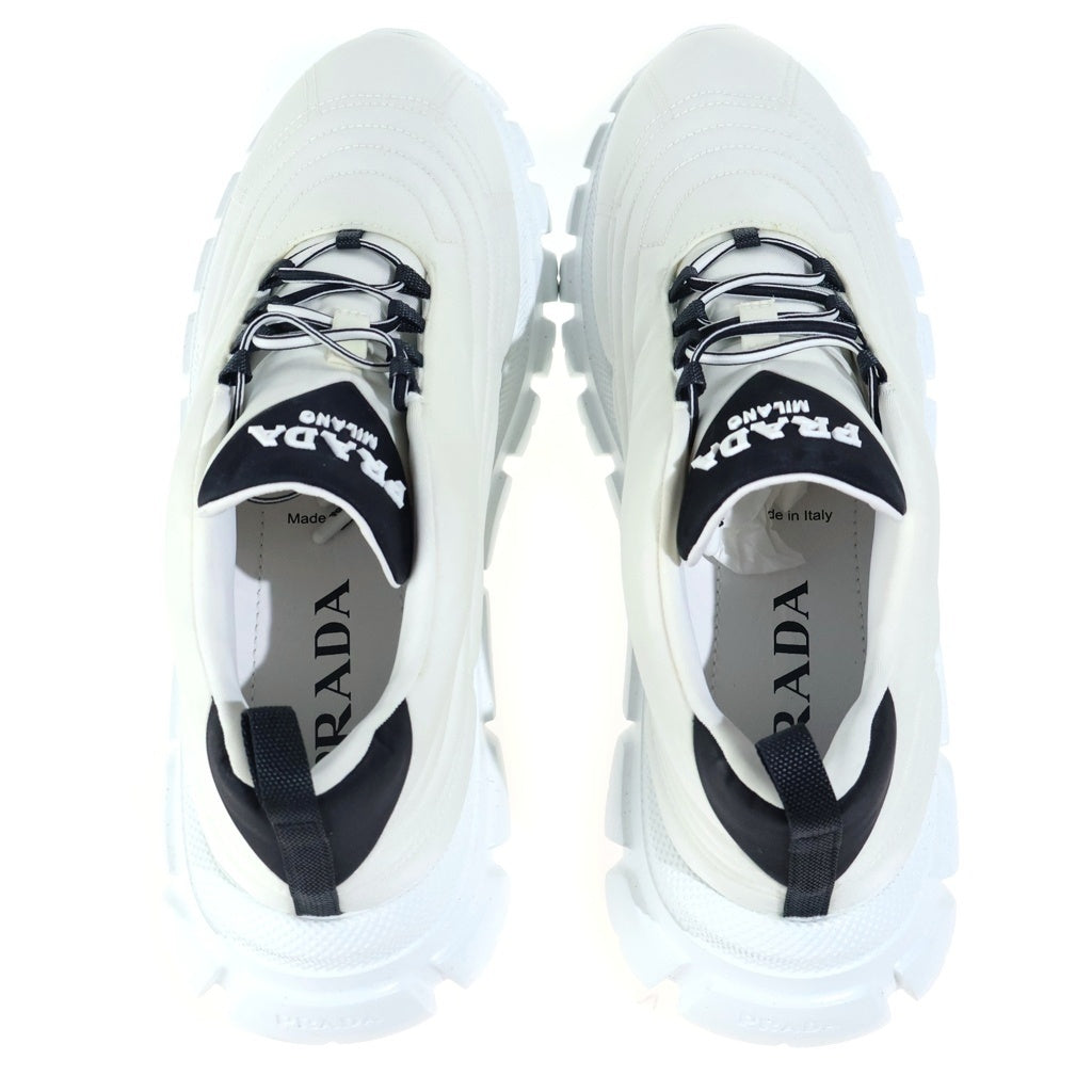 PRADA(プラダ) 21SS Re-Nyron リナイロン ラッシュ ギャバジン ローカットスニーカー ホワイト 655