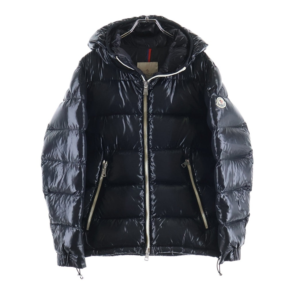 MONCLER(モンクレール) BLIER ブリエ 袖ロゴ刺繍 フーデッドダウンジャケット ブラック C20914090505