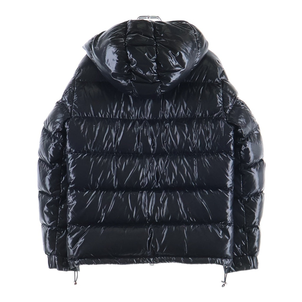 MONCLER(モンクレール) BLIER ブリエ 袖ロゴ刺繍 フーデッドダウンジャケット ブラック C20914090505