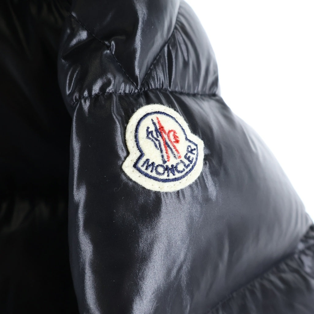 MONCLER(モンクレール) BLIER ブリエ 袖ロゴ刺繍 フーデッドダウンジャケット ブラック C20914090505
