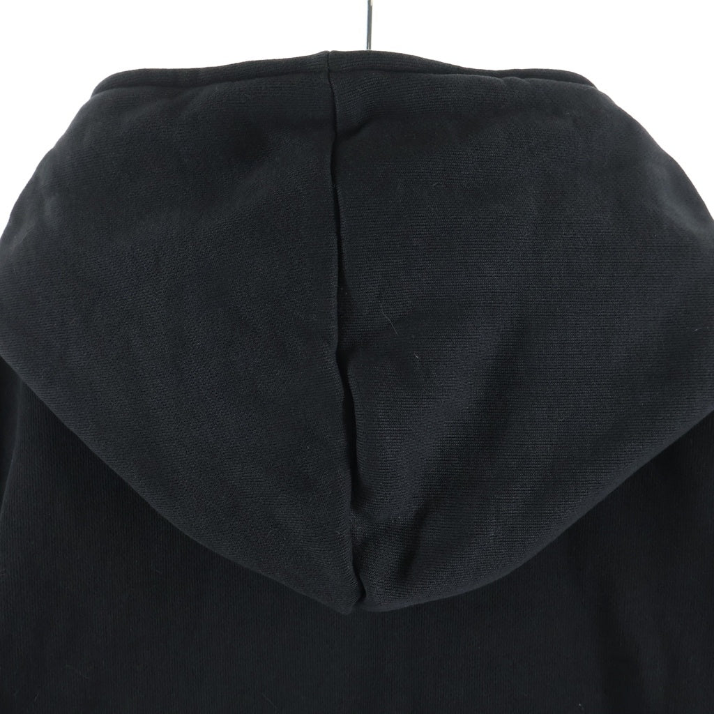 entire studios(エンタイア スタジオ) ETERNAL ZIP HOODIE エターナルジップ 長袖スウェットパーカー フーディ ブラック UNU-25-1003