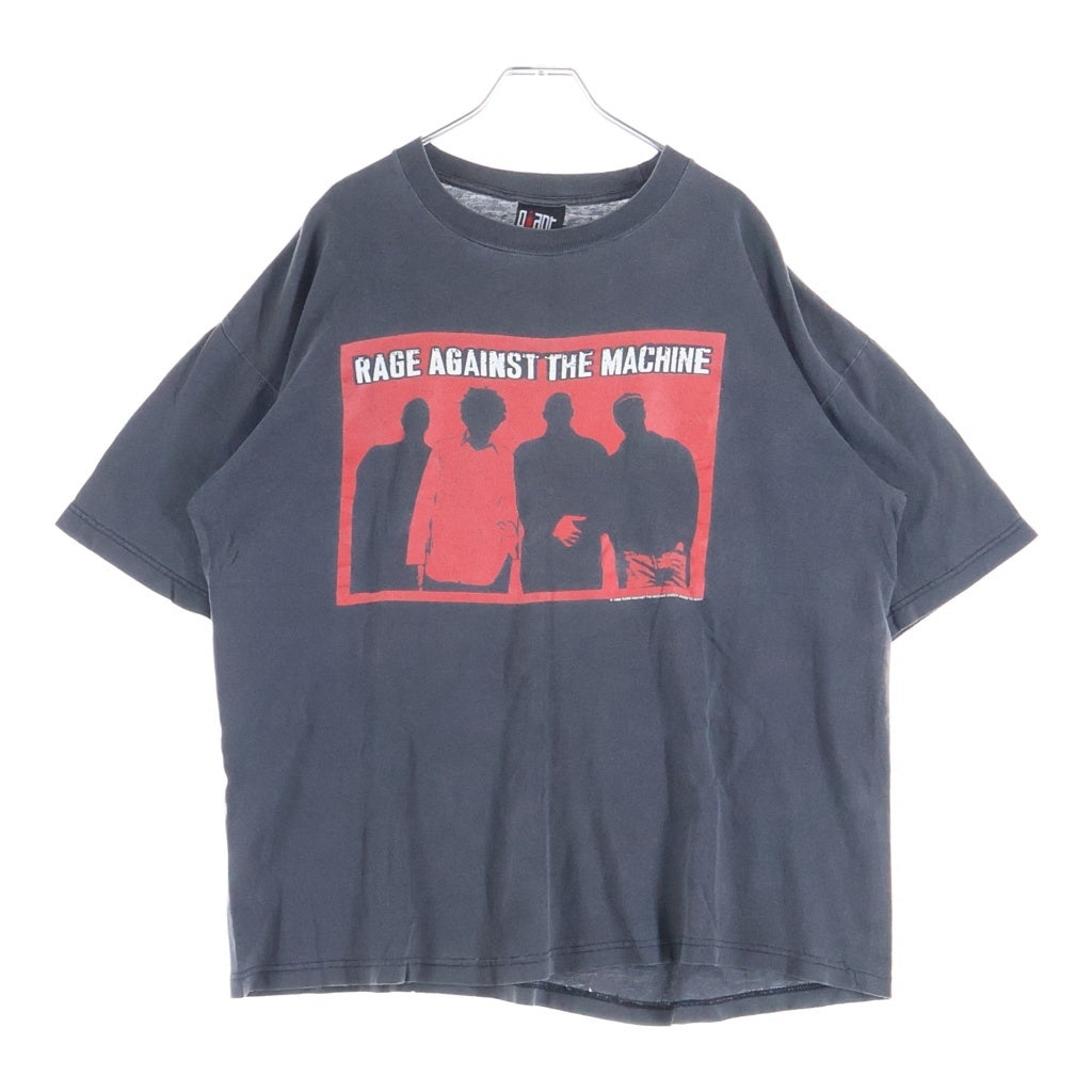 VINTAGE(ヴィンテージ) 90s GIANTタグ Rage Against the Machine ジャイアントタグ レイジアゲインストザマシーン エルサルバドル製 1999コピーライト ダブルステッチ クルーネック半袖Tシャツ