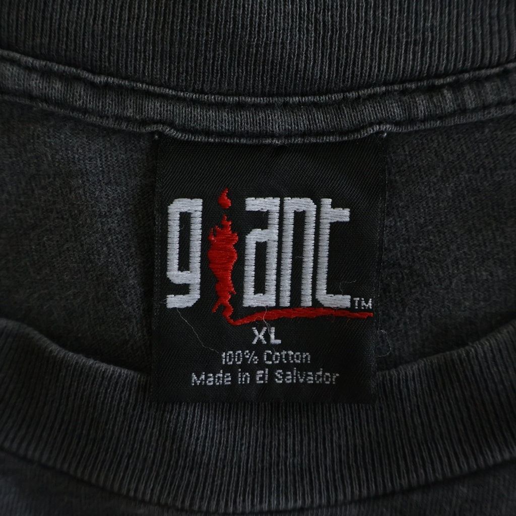 VINTAGE(ヴィンテージ) 90s GIANTタグ Rage Against the Machine ジャイアントタグ レイジアゲインストザマシーン エルサルバドル製 1999コピーライト ダブルステッチ クルーネック半袖Tシャツ