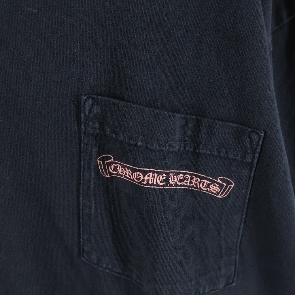 CHROME HEARTS(クロムハーツ) × MATTY BOY PPO PRETENSE LONG SLEVE TEE マッティボーイ プレテンス クルーネック長袖Tシャツカットソー ロンT ブラック