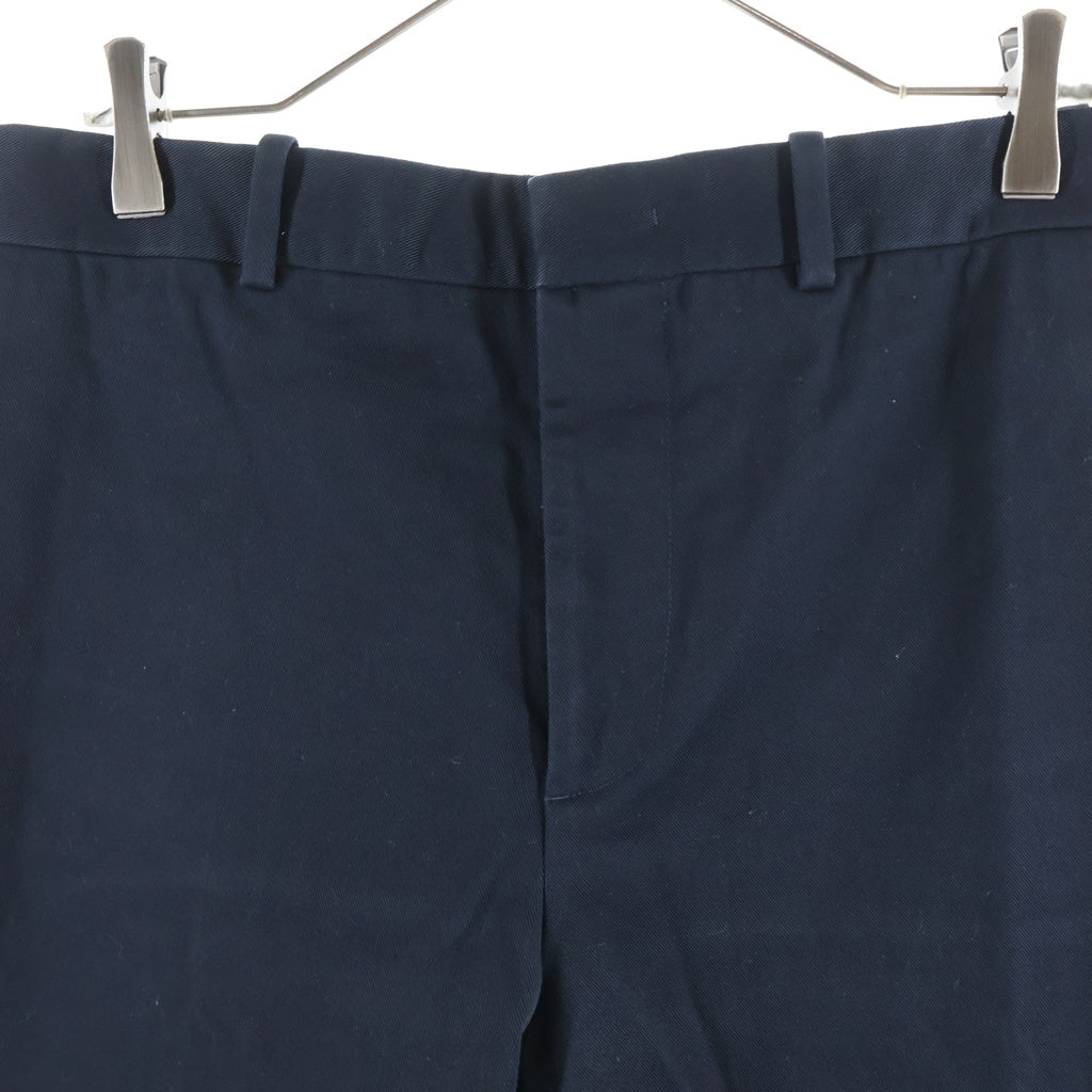 JIL SANDER(ジルサンダー) 23SS コットンギャバ チノクロス テーパードパンツ ネイビー J23KA0002 J45135
