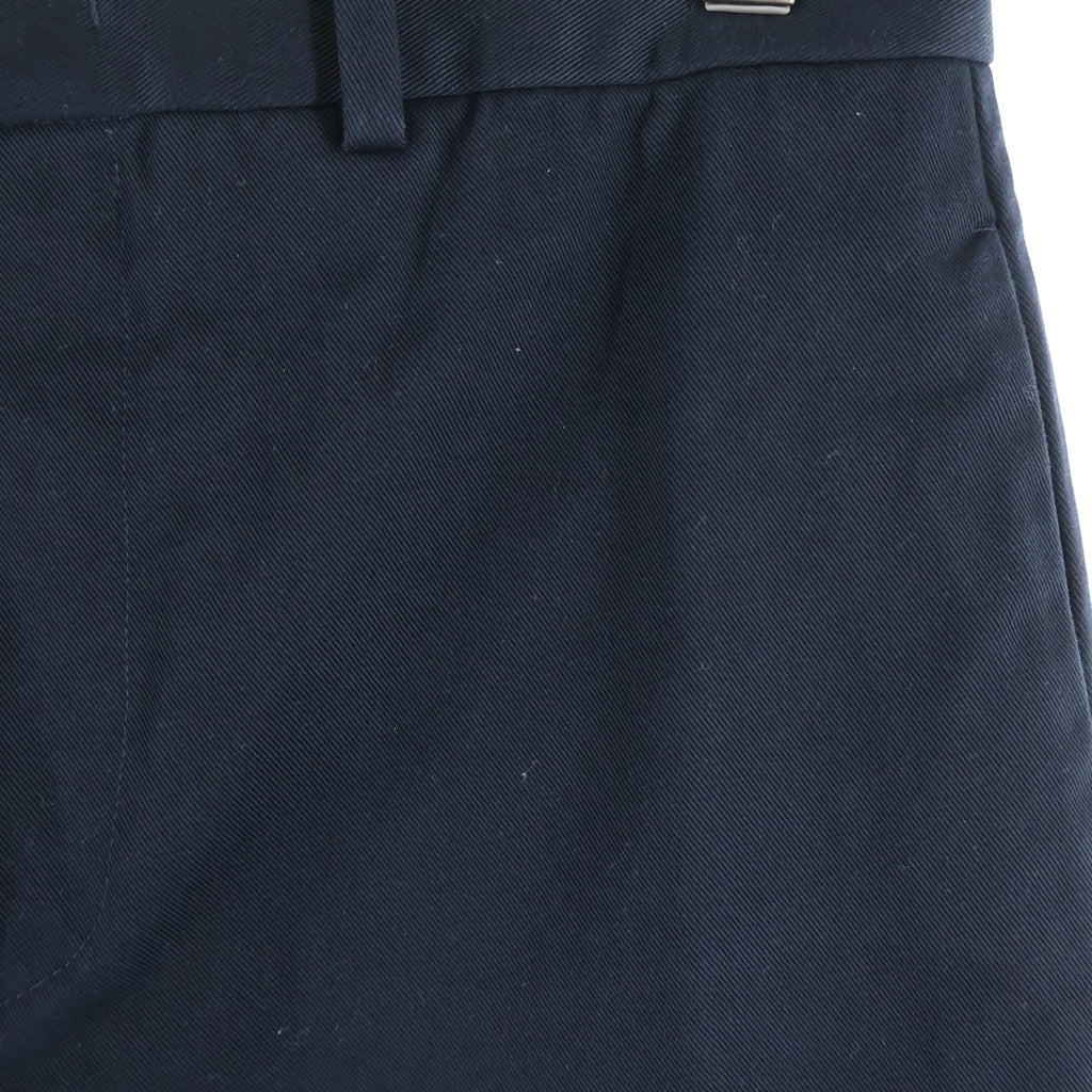 JIL SANDER(ジルサンダー) 23SS コットンギャバ チノクロス テーパードパンツ ネイビー J23KA0002 J45135