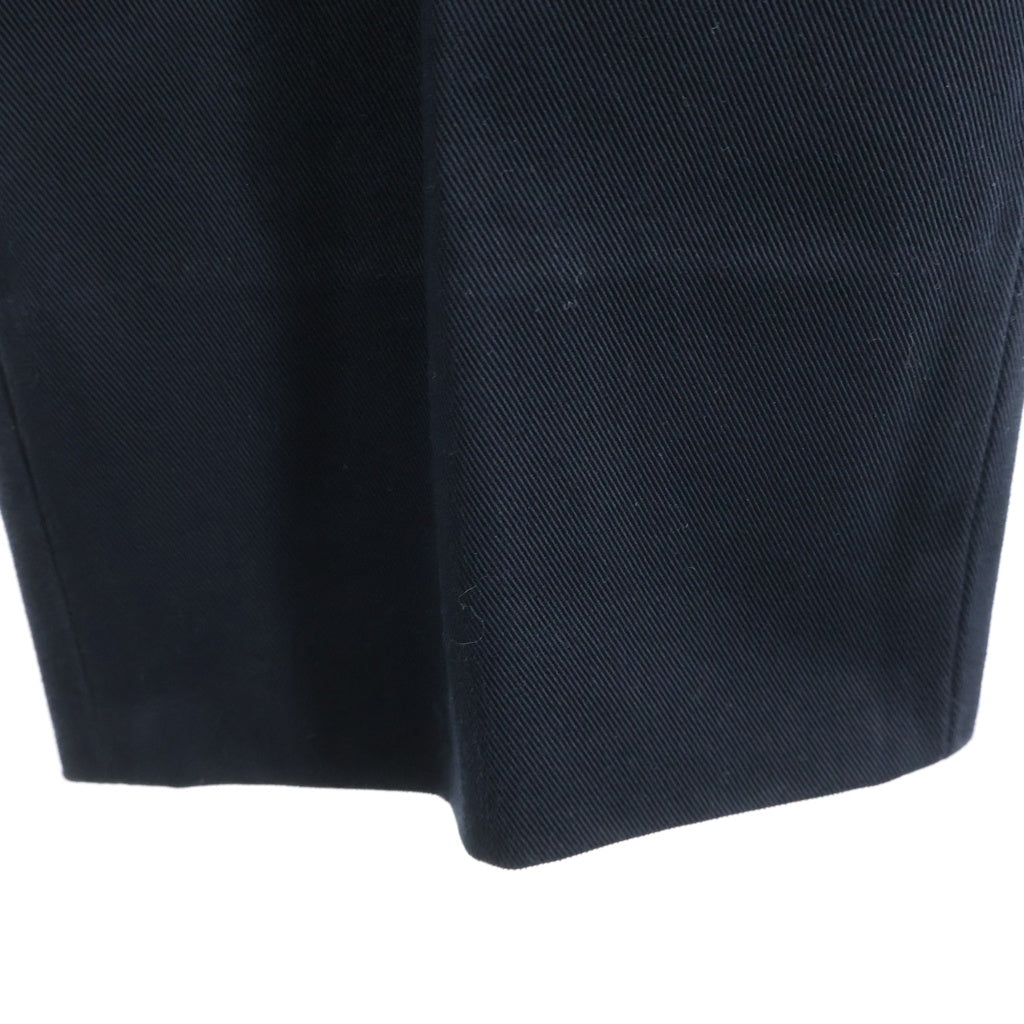 JIL SANDER(ジルサンダー) 23SS コットンギャバ チノクロス テーパードパンツ ネイビー J23KA0002 J45135
