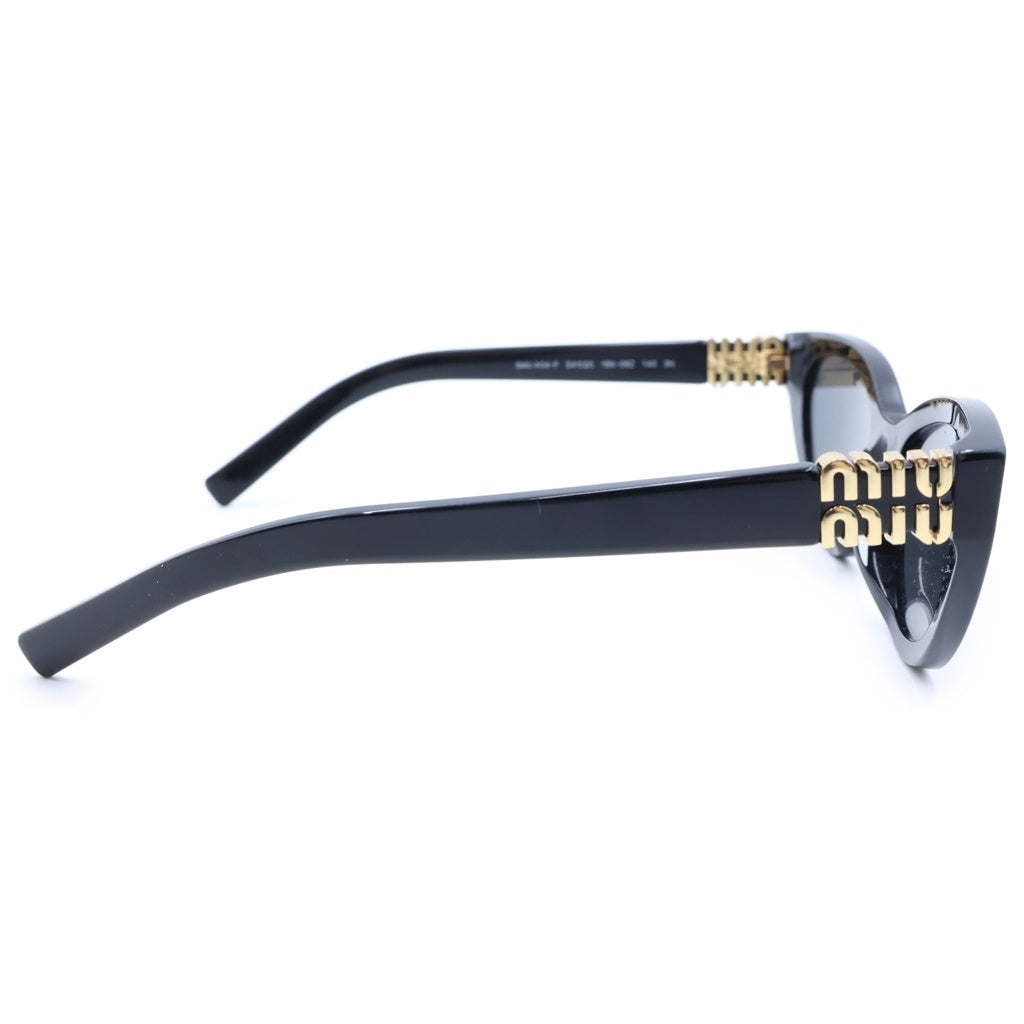 miumiu(ミュウミュウ) Butterfly Sunglasses cat-eye バタフライ キャットアイサングラス 眼鏡 アイウェア 54□20 16K-08Z 140 ブラック/ゴールド SMU A04-F レディース