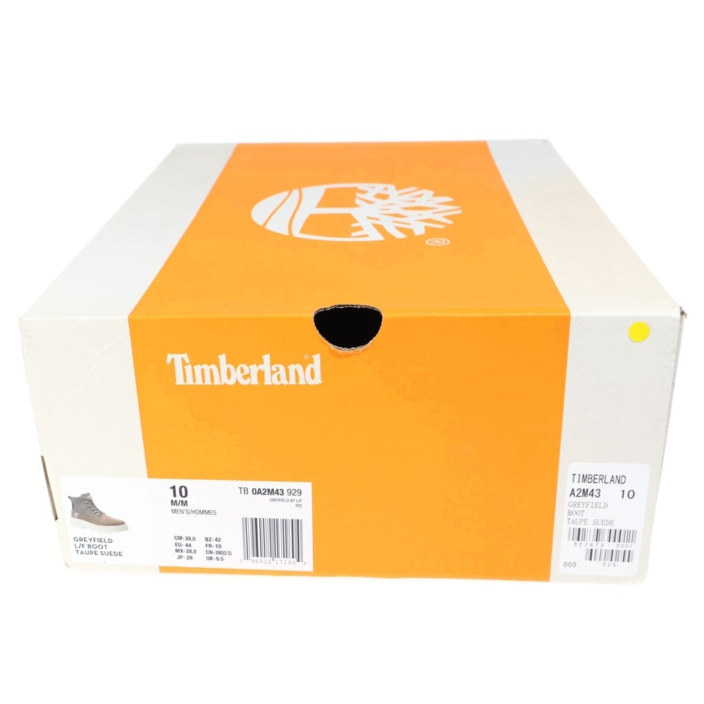 Timberland(ティンバーランド) GREYFIELD BOOT L/F グレイフィールド ブーツ スエードハイカットブーツ グレー 0A2M43 929