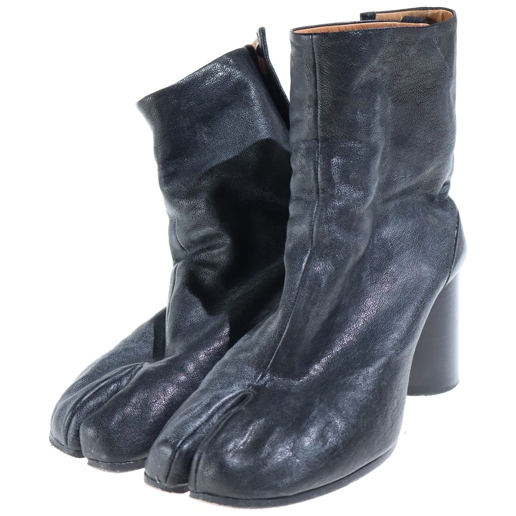 Maison Margiela(メゾンマルジェラ) 20AW TABI BOOT レザー ハイカット タビブーツ ブラック レディース S58WU0273