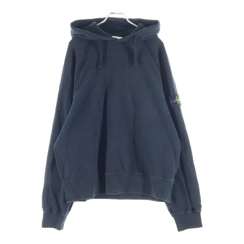 STONE ISLAND(ストーンアイランド) 25AW Ghost Sweat ゴースト プルオーバー長袖スウェットパーカーフーディ ブラック K2S156100023S0A20