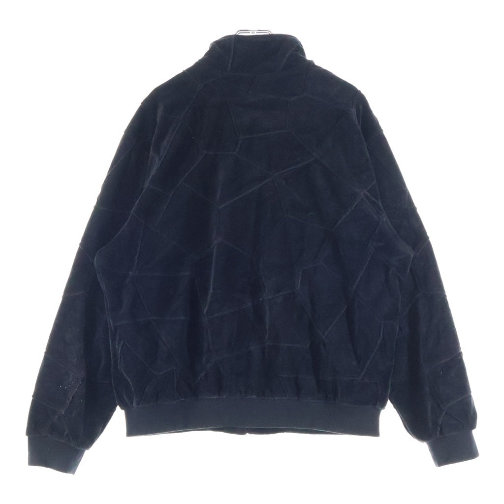SUPREME(シュプリーム) 25SS Patchwork Velour パッチワーク ベロア トラックジャケット ブラック