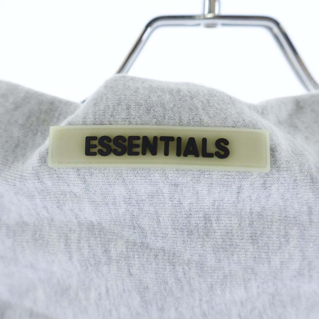 FEAR OF GOD ESSENTIALS(フィアオブゴッド エッセンシャルズ) LOS ANGELES HOODIE バックロゴプリント プルオーバー長袖スウェットパーカー フーディ グレー