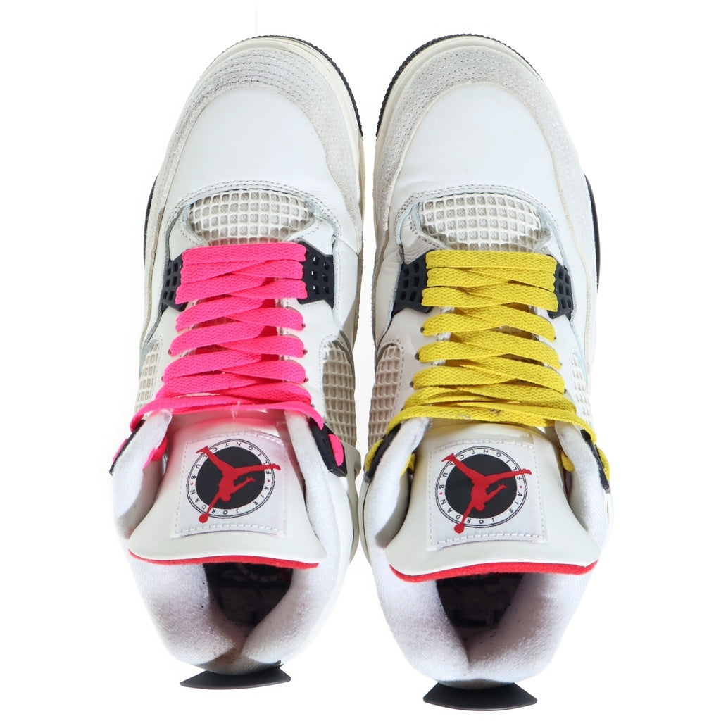 NIKE(ナイキ) AIR JORDAN 4 RETRO OG FC FLIGHT CLUB エアジョーダン4 フライトクラブ ハイカットスニーカー ホワイト US10/28cm IM4002-100