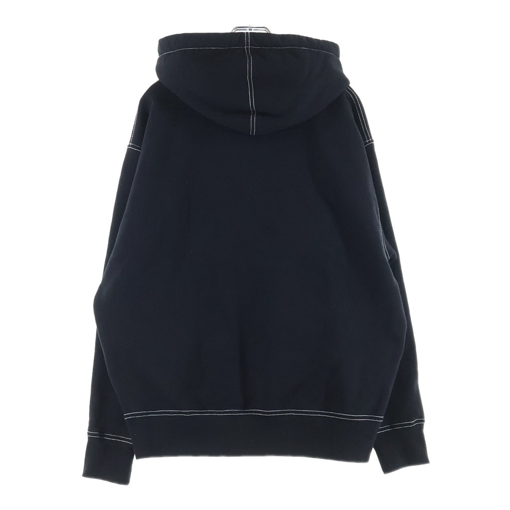 SUPREME(シュプリーム) 23SS×Timberland Hooded Sweatshirt ティンバーランド フロントロゴ刺繍 プルオーバースウェットパーカー フーディ ブラック