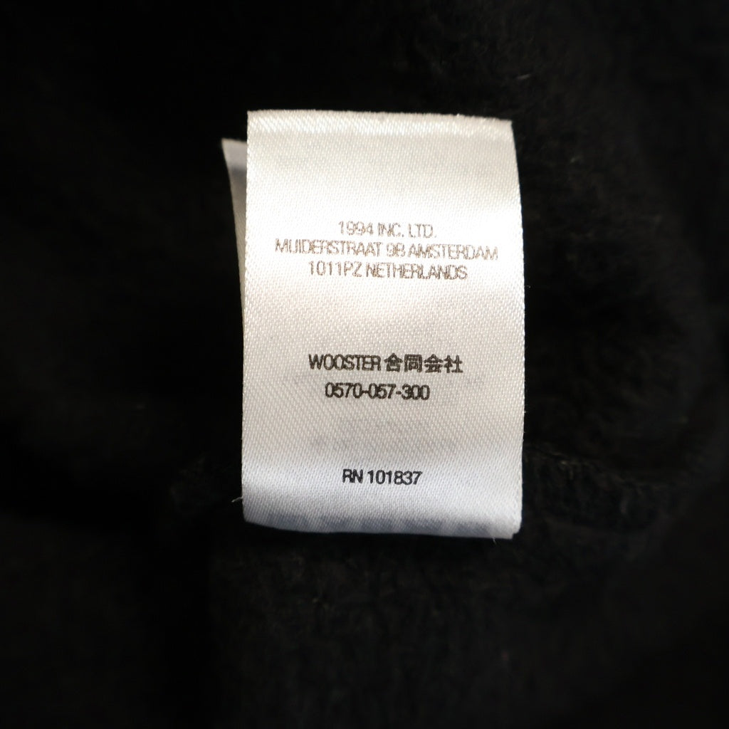 SUPREME(シュプリーム) 23SS×Timberland Hooded Sweatshirt ティンバーランド フロントロゴ刺繍 プルオーバースウェットパーカー フーディ ブラック