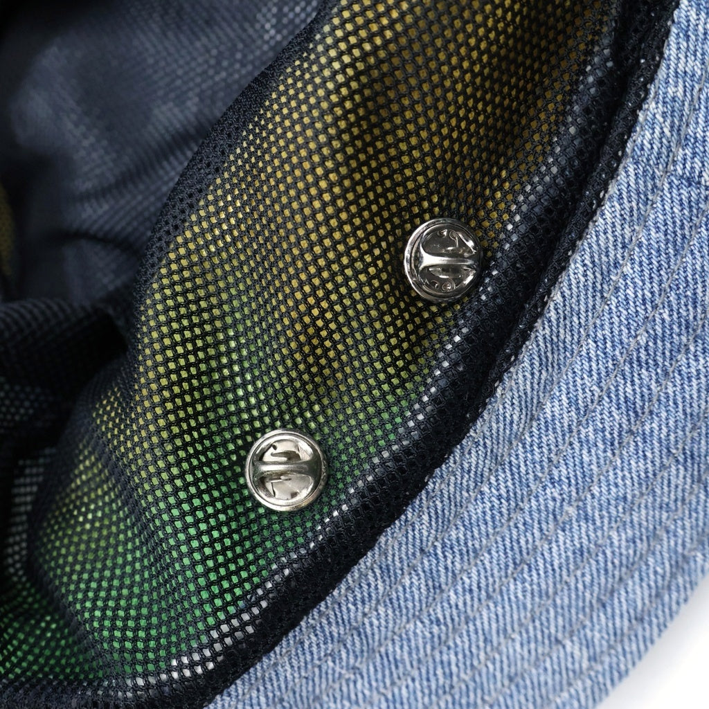 NO BRAND(ノーブランド) Flatbush Zomnies 【フラットブッシュゾンビ】 ×Kief DENIM HAT キエフ デニムバケット 帽子 インディゴ