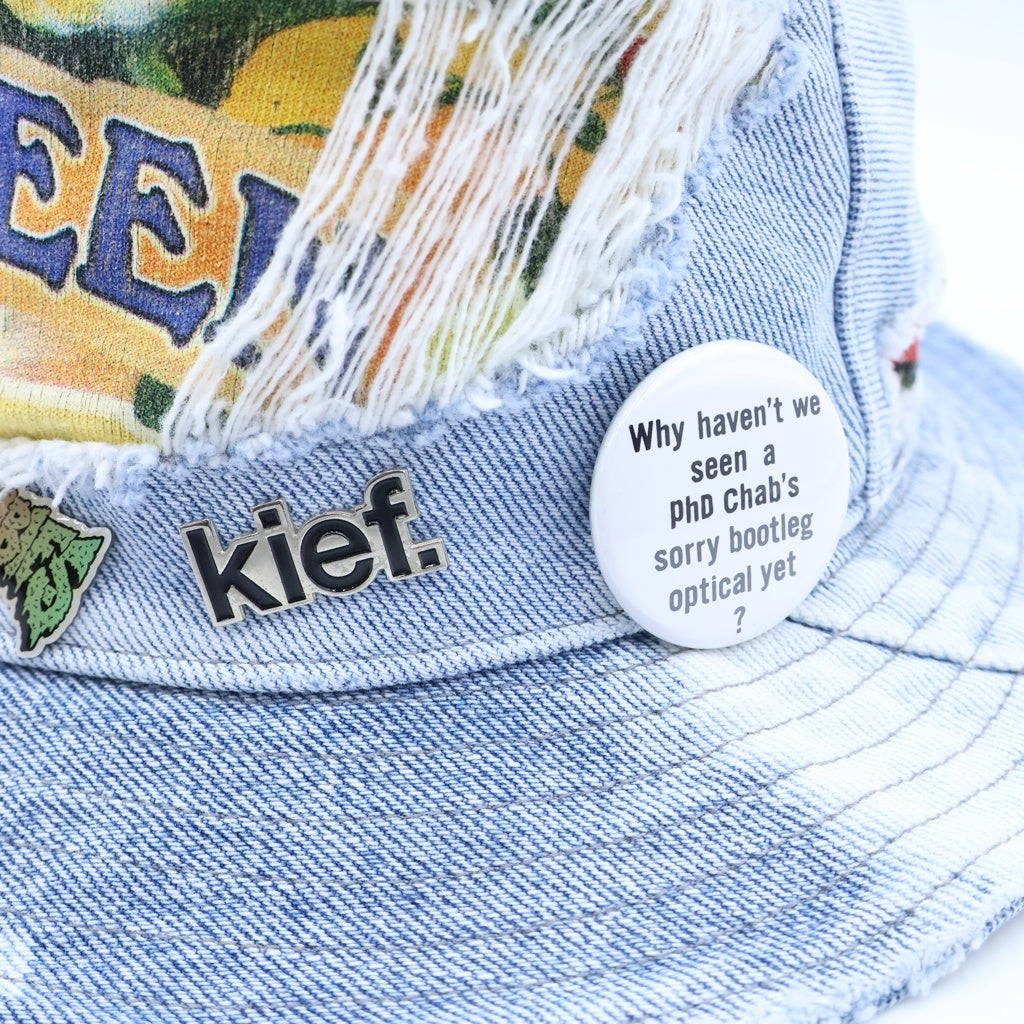 NO BRAND(ノーブランド) Flatbush Zomnies 【フラットブッシュゾンビ】 ×Kief DENIM HAT キエフ デニムバケット 帽子 インディゴ