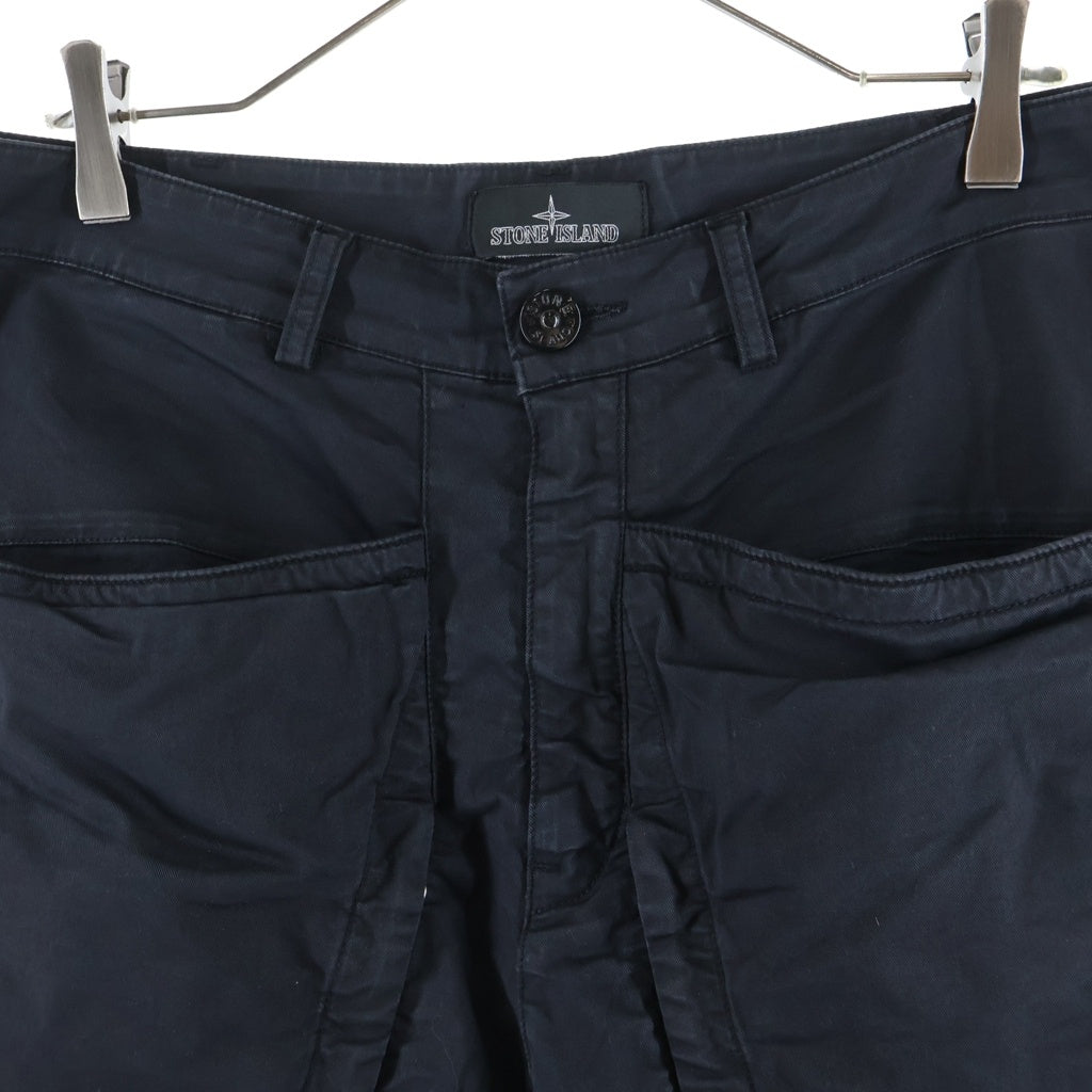 STONE ISLAND(ストーンアイランド) SHADOW PROJECT BERMUDA SHORTS シャドウプロジェクト バーミューダ ハーフパンツ ショーツ ブラック 6819L0208