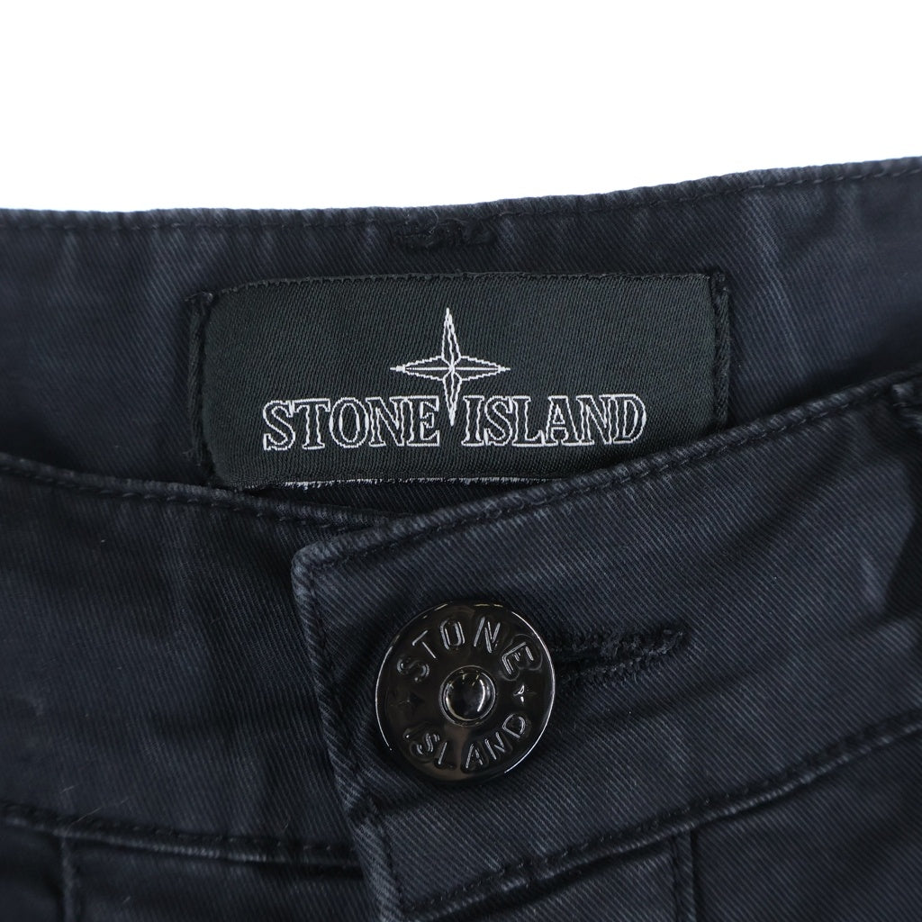 STONE ISLAND(ストーンアイランド) SHADOW PROJECT BERMUDA SHORTS シャドウプロジェクト バーミューダ ハーフパンツ ショーツ ブラック 6819L0208