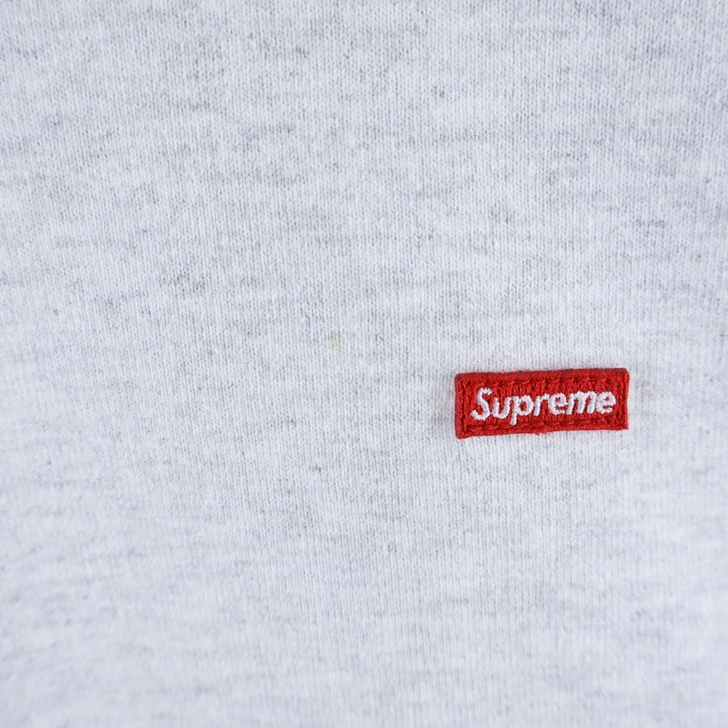SUPREME(シュプリーム) 25AW Small Box Crewneck スモールボックスクルーネック長袖スウェットトレーナー グレー