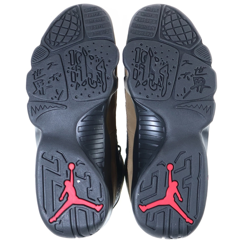 NIKE(ナイキ) AIR JORDAN 9 Olive エアジョーダン9 オリーヴ レザーハイカットスニーカー ブラック US8/26cm HV4794-030
