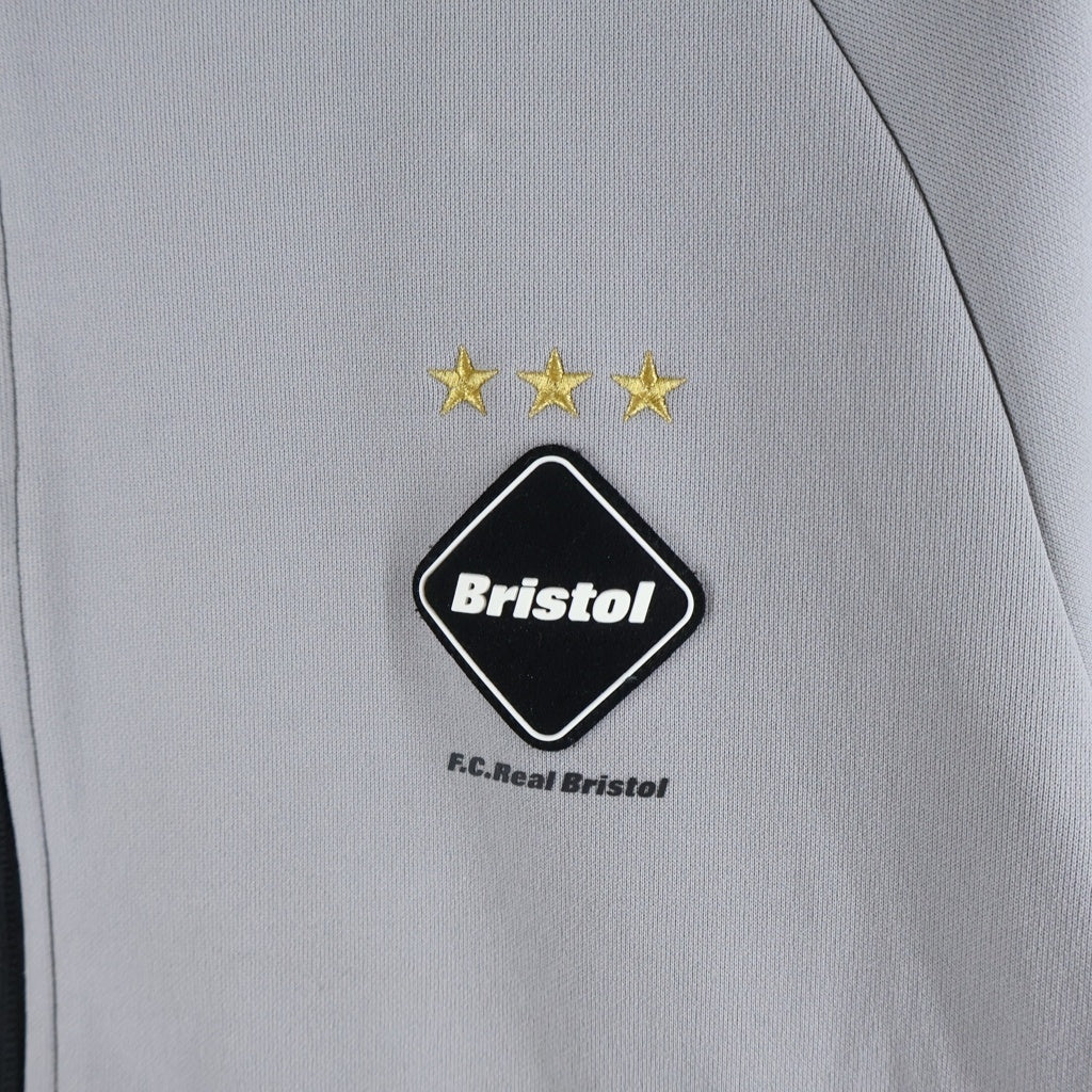 F.C.R.B./F.C.Real Bristol/FCRB(エフシーアールビー/エフシーレアルブリストル) 24AW PS30 TRAINING TRACK RIBBED PANTS 30周年 トレーニング ダブルジップトラックジャケット グレー FCRB-242156