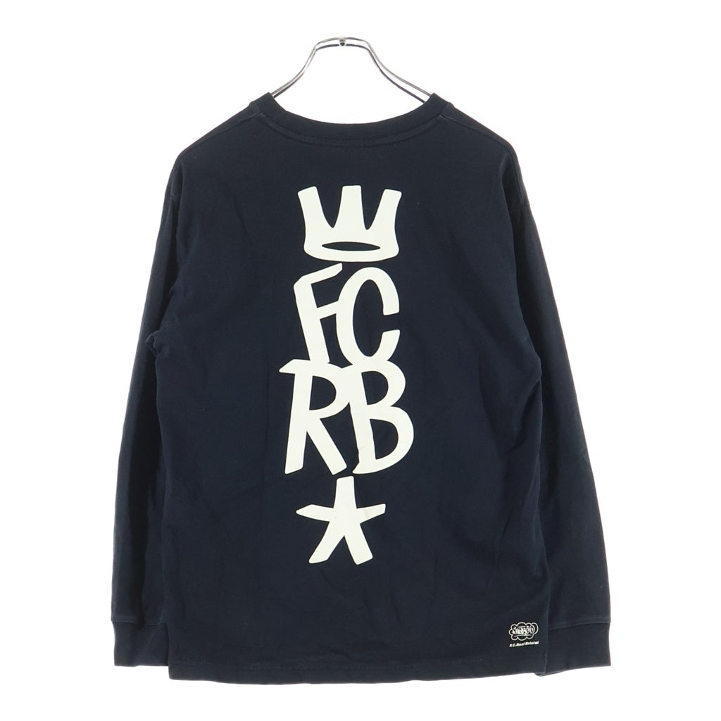F.C.R.B./F.C.Real Bristol/FCRB(エフシーアールビー/エフシーレアルブリストル) 25AW ×ERIC HAZE EMBLEM L/S TEE バックプリント クルーネック長袖Tシャツカットソー FCRB-252156