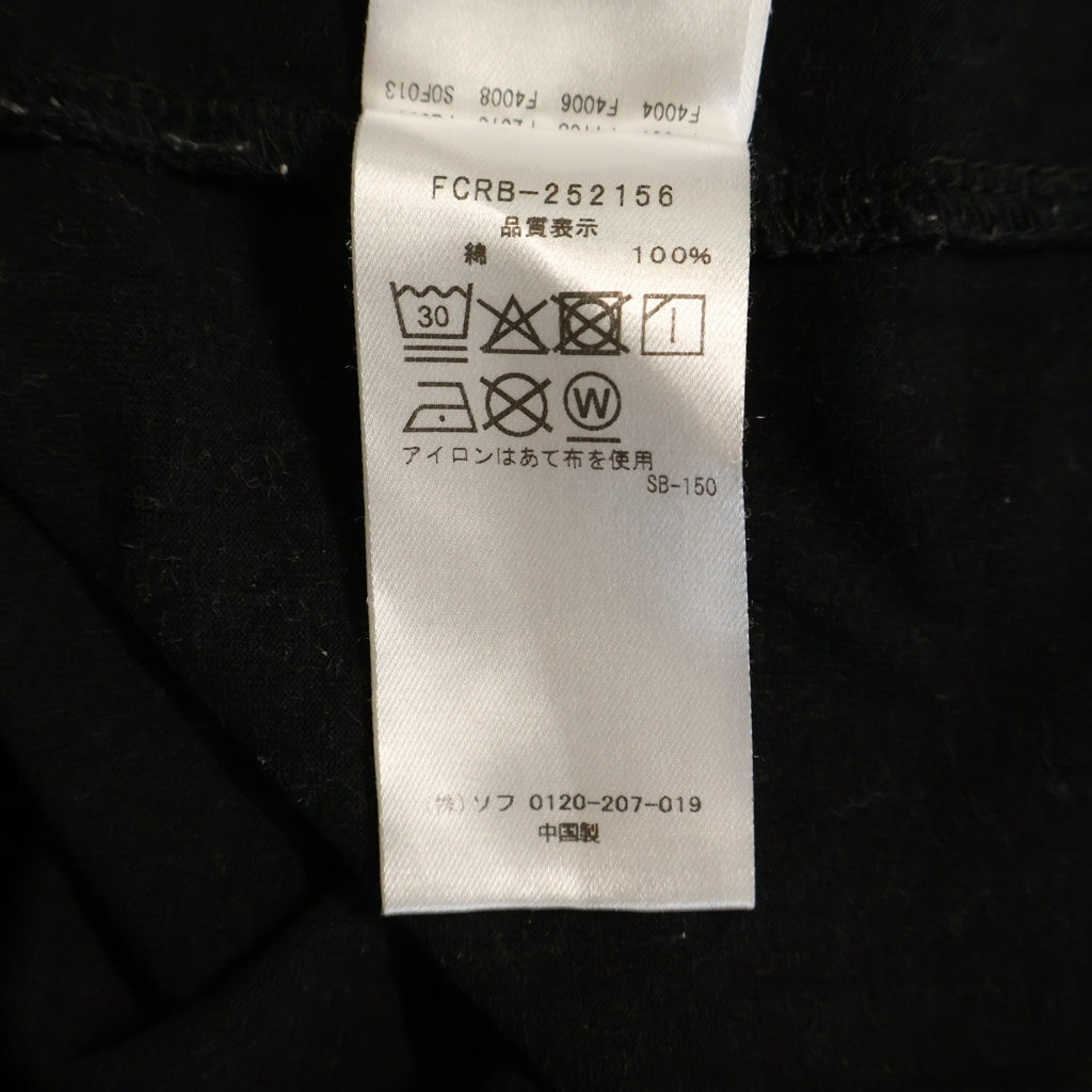 F.C.R.B./F.C.Real Bristol/FCRB(エフシーアールビー/エフシーレアルブリストル) 25AW ×ERIC HAZE EMBLEM L/S TEE バックプリント クルーネック長袖Tシャツカットソー FCRB-252156