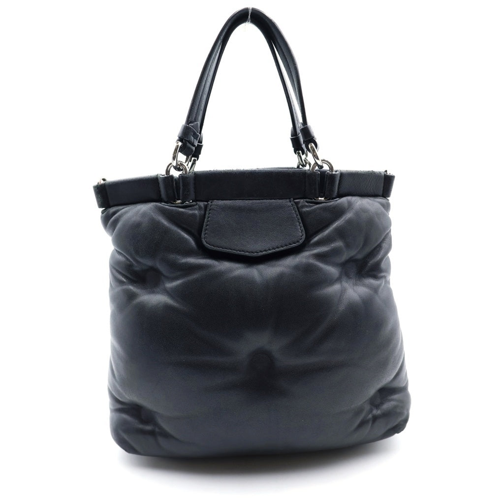 Maison Margiela(メゾンマルジェラ) GLAM SLAM TOTE MEDIUM レザーミディアム ハンドバック ブラック S56WC0126 レディース