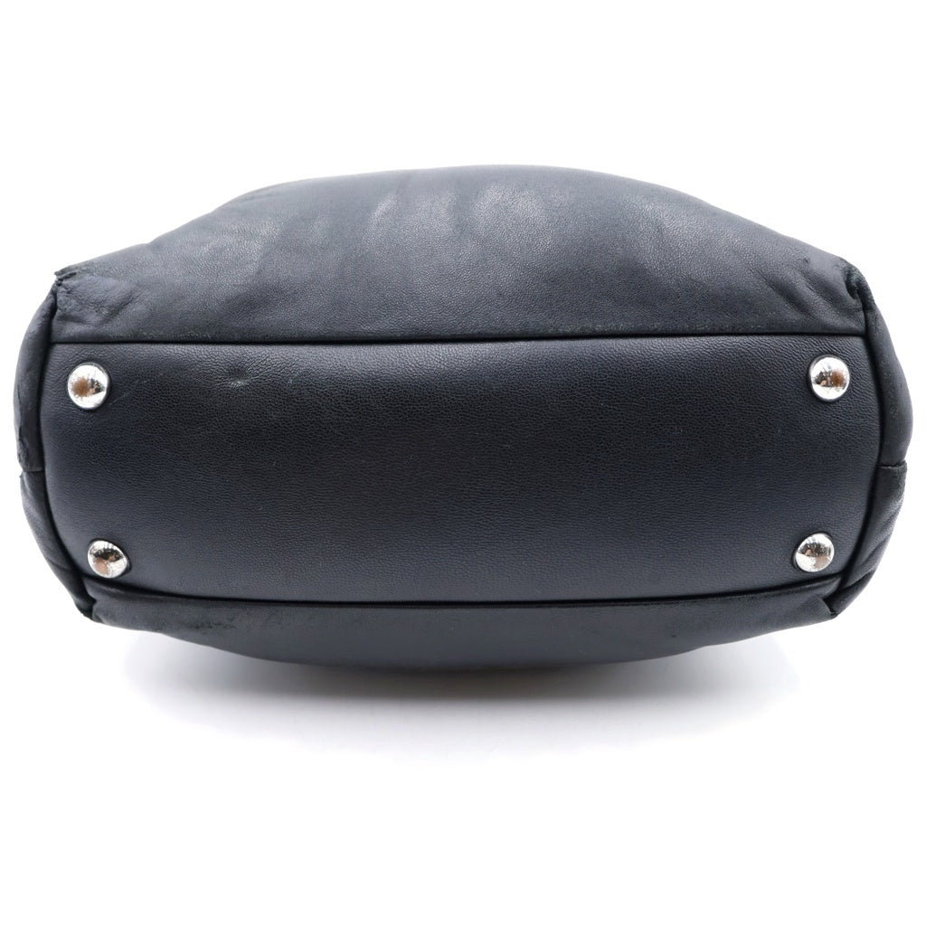 Maison Margiela(メゾンマルジェラ) GLAM SLAM TOTE MEDIUM レザーミディアム ハンドバック ブラック S56WC0126 レディース