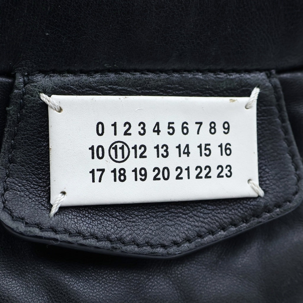 Maison Margiela(メゾンマルジェラ) GLAM SLAM TOTE MEDIUM レザーミディアム ハンドバック ブラック S56WC0126 レディース