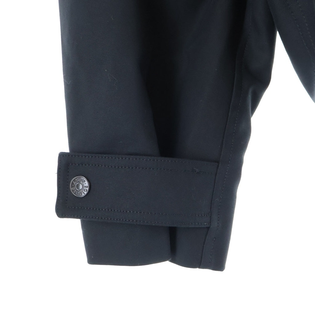 Acne Studios(アクネ ストゥディオズ) 26AW leather collar Bomber jacket レザーカラーボンバージャケット ブラック FN-MN-OUTW001243 B90657
