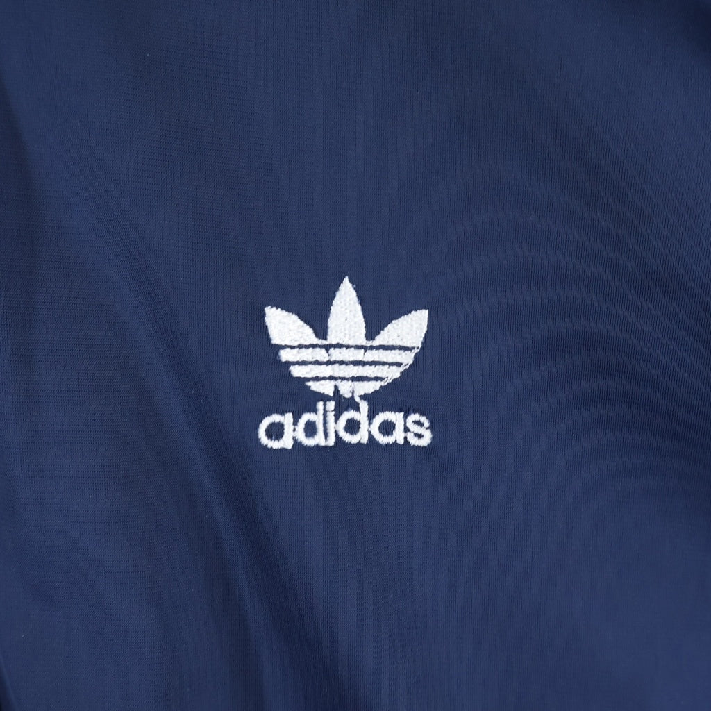 adidas(アディダス) 80S VINTAGE ATP TRACK JACKET ヴィンテージ USA製 トレフォイルロゴ刺繍 ジップアップトラックジャケット ネイビー