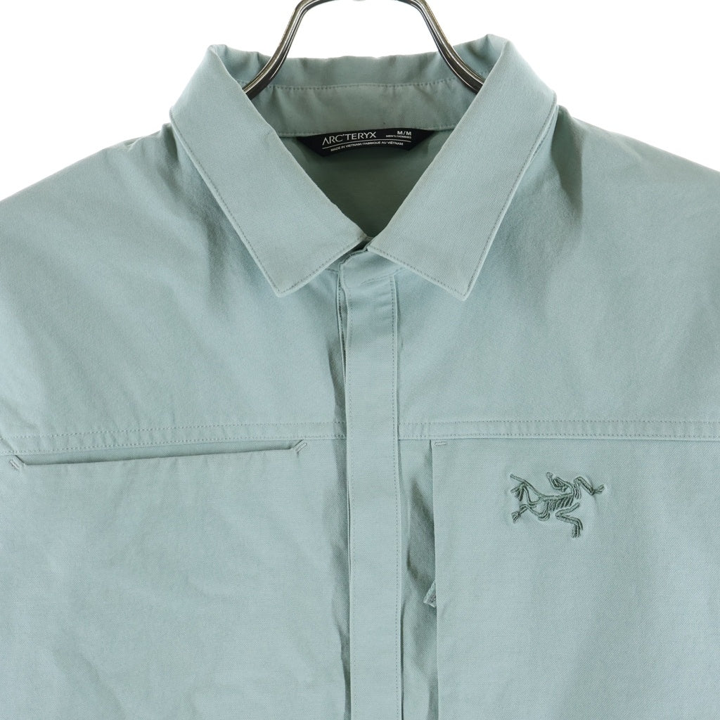 ARC'TERYX(アークテリクス) Cronin Cotton Overshirt クロニン コットン オーバーサイズ 長袖シャツ ミント X000008448